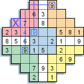 Sudoku Schritt 2