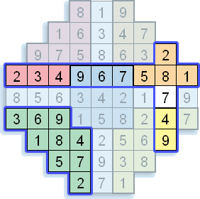 Sudoku markiert